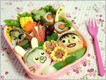 ウサギさんと私のひまわり弁当